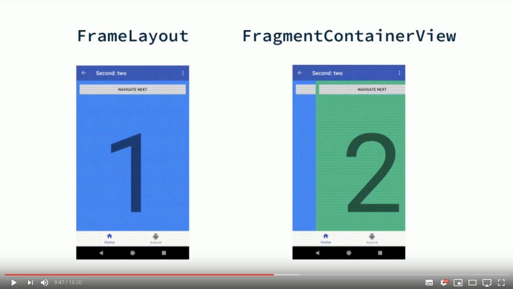 프레그먼트 전용 컨테이너 FragmentContainerView | 찰스의 안드로이드